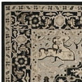 thumbnail image 4 of SAFAVIEH Chelsea Flowers Floral Wool Area Rug, Black/Natural, 8'9" x 11'9", 4 of 7