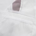 thumbnail image 4 of Fengqque Men's Color Block Raglan Sleeve Jacket, Turndown Collar Full Zip Coat with Side Pockets White L, 4 of 8