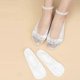 thumbnail image 5 of 1 Pairs Women s Pearl Lace Socks Breathable Non-slip Invisible Socks Low Cut Boat Ballerina Socks Transparent Low Slipper Sock, 5 of 5