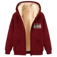 thumbnail image 2 of Wowcloth Women's Fleece Hooded Jacket, Soft Warm and Fashionable for Casual Everyday Wear, 2 of 5