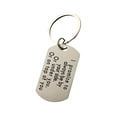 thumbnail image 1 of Couple Keychain Letter Stainless Steel Keychain Birthday Gift, 1 of 9