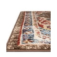 thumbnail image 6 of Unique Loom Utopia Collection Area Rug - Helios (4' 1" x 6' 1" Rectangle Chocolate Brown/Beige), 6 of 7