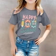thumbnail image 2 of TZEWGL T-Shirts pour Fille Garçon Imprimé Col Rond Manches Courtes Vêtements pour Enfants Taille 3-4T, 2 of 6