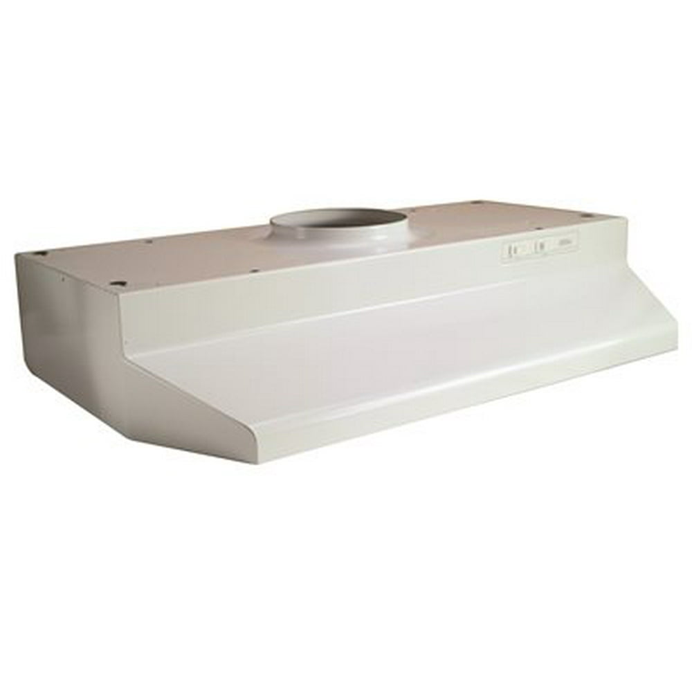 Broan 24Inch Round Range Hood, White