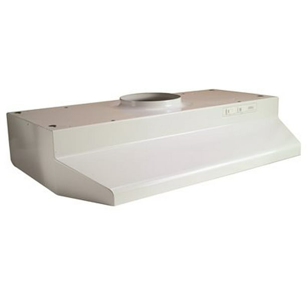 Broan 24Inch Round Range Hood, White