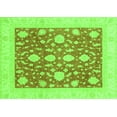 thumbnail image 1 of Ahgly Company Indoor Rectangle Oriental Green Traditional Area Rugs, 6' x 9', 1 of 4