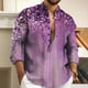 thumbnail image 1 of Men Casual Long Sleeve Button Down Henley V Neck Shirt Tops Blouse Dress Shirt, 1 of 8