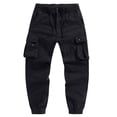 thumbnail image 6 of Casual Cargo Pants, Solid Color with 8 Pockets for Men's Outdoor Hiking and Work, Lightweight Tactical BDU Trousers for Daily Wear (No Belt), 6 of 6