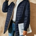 thumbnail image 4 of Winter Mid-Length Hooded Slim Fleece Thickened Jacket Warm Jacket, 4 of 9
