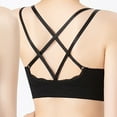 thumbnail image 3 of Cavosen Full Coverage Bras Lace Wireless Supportive Bras Push Up Solid Stretch Bralettes Spaghetti Strap Breathable Every day Underwear, 3 of 4