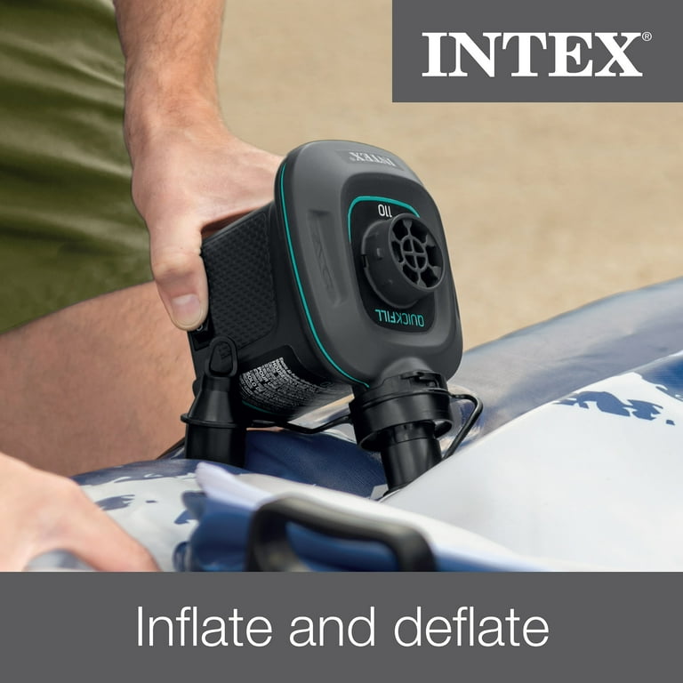 Intex Black Electric Air Pump 120 V Standard Electric Plug