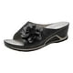 thumbnail image 1 of Amzcrzy Zapatos de mujer,Zapatos de mujer,Zapatillas de mujer, Sandalias ortopédicas con soporte de arco y plantilla suave de cuero para mujer, colección Fish Mouth Sandalias Mujer Zapatillas De Casa, 1 of 6