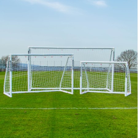サッカーゴール 3.6m×1.8m (12×6ft) 折りたたみ 軽量 サッカー 試合用 練習用 トレーニング 子供 大人 クイックプレイ 正規代理店 1年保証 Q-FOLD MATCH