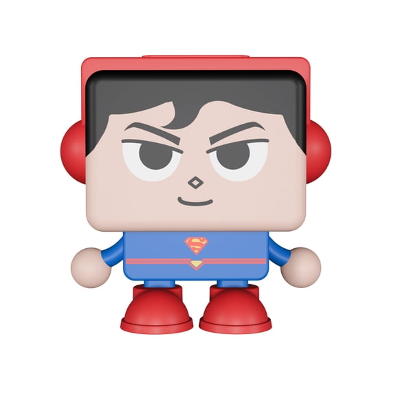 DC Comics Superman Boombot Dancing Musical Toy  Collectible Superman Character with Interactive Sounds & Motion