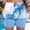 Light Blue-B, variant on Puntoco Tennis Skirt for Women with Shorts Athletic Golf Skort Split Hem High Waisted Workout Mini Skorts Skirts with Pockets White-C XL(XL)