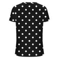 ALLLIST V Neck Womens Tops Black Summer T-Shirts Trendy Short Sleeve