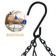 thumbnail image 3 of LIFKOME Bird Baths for Outdoors Hanging Bird Bath Grey Iron 1 Piece for Patio, 3 of 6