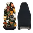 thumbnail image 2 of Uourmeti Car Seat Cover Prevent Wear Damage Polyester, Compatible with Car Interior, Fit for Vans Trucks, Cat, 2 of 6