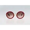 thumbnail image 1 of Miu Miu SMU 13N DHH 1E2 2N unique pink oversized circle sunglasses, 1 of 6