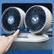 thumbnail image 2 of Enfriador Automático 12V Y 24V Viento Ventilador Aire para Coche Con Doble Cabezal Alimentado Por USB Blanco, 2 of 6