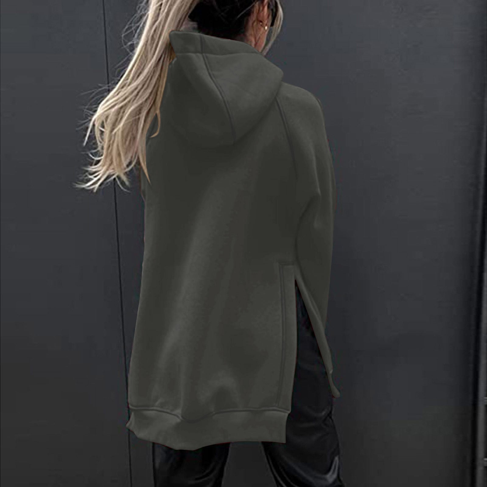 nike sweatshirt with side slits