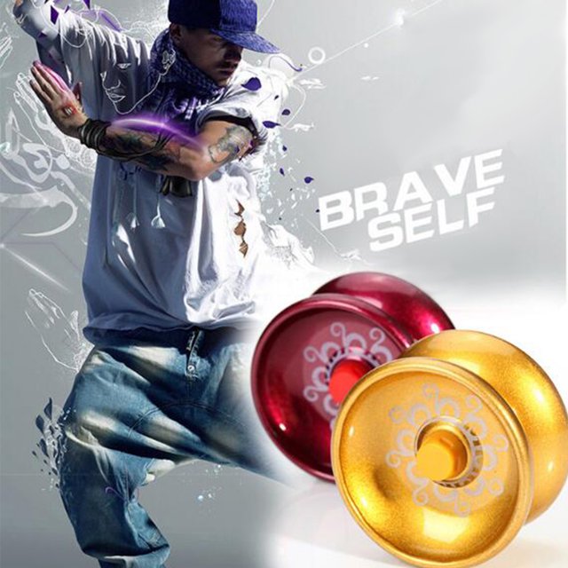 Cool Alloy Aluminum Design Yoyo,High Speed Professional YoYo Ball, String Trick Yo-Yo Kids Magic Juggling Toy