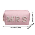 thumbnail image 3 of Large Capacity Floral Print Cosmetic Bag with Double Zipper Closure for Travel Makeup Organizing Toiletries and Stationery Storage, 3 of 6