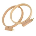 thumbnail image 3 of 2pcs Embroidery Hoops, 7.5in & 8.7in Universal Cross Stitch Frame, For Art Craft Handy Sewing Embroidery, 3 of 8