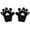 Black Pink, variant on Milageto Animal Gloves Adults Men Women Cat Claw Gloves for Party Role Play Halloween Black Gray
