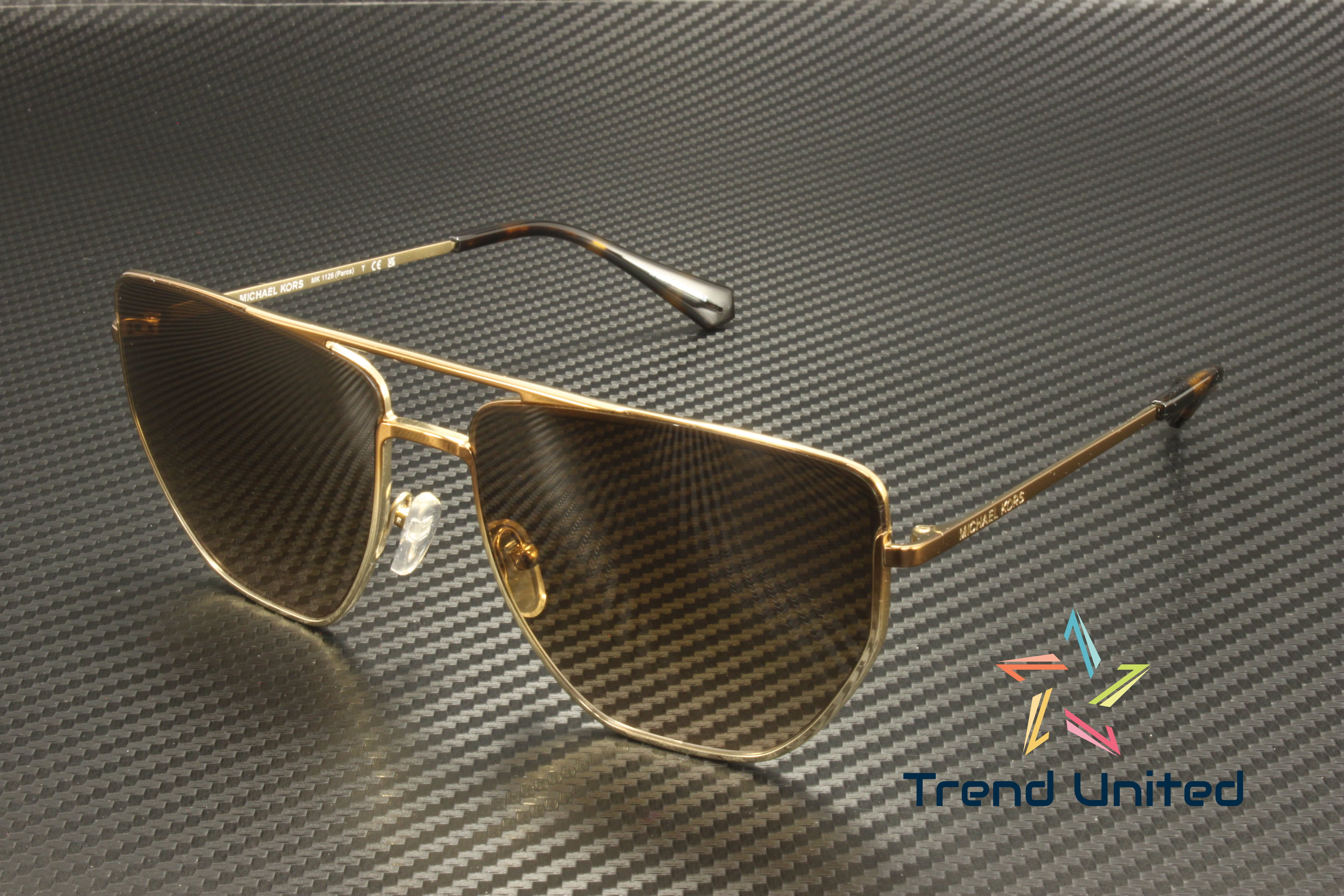 MICHAEL KORS MK1126 101413 Paros Mink Light Gold Brown 60 mm  display picture 1