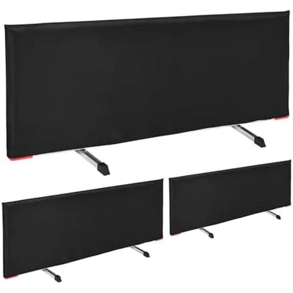 Pickleball Ball Barriers 3 Pack - Court Dividers for Pickleball Courts, Portable Black Barriers for Ball Containment and Court Division$$Sport & Recreation Other