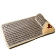 thumbnail image 1 of Milaget Dog Bed with Pillow Mat Washable Pet Bed for Small Medium Dogs Thickened Gray L, 1 of 8