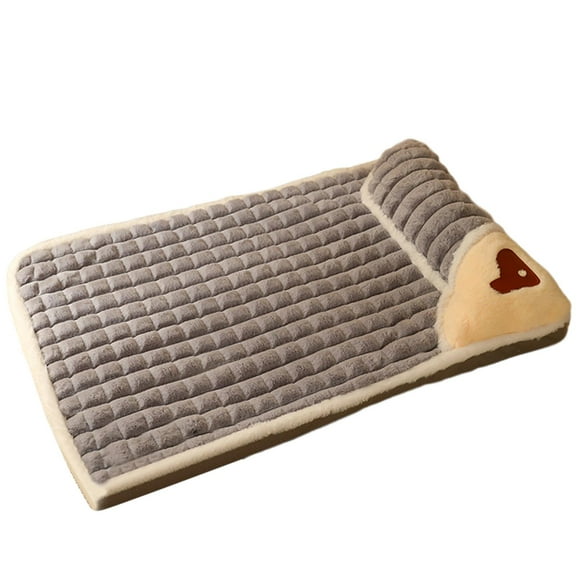 Colchón Para Cama de Perro Zulema Con Fondo Antideslizante Engrosado Gris M