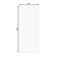 thumbnail image 2 of Oyster Shell White 10x24 Uncut Art Mat Board - No Opening - 1 Mat, 2 of 7