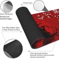 thumbnail image 4 of Japanese Cherry Blossom Samurai Black Red XXL XL Large Gaming Mouse Pad for Desk, Non-Slip Long Extended Keyboard Pads Mousepad Rubber Table Mat 31.5 X 11.8 Inch, 4 of 8