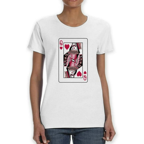 Heart Queen T-Shirt Women -Smartprints Designs, Female Small