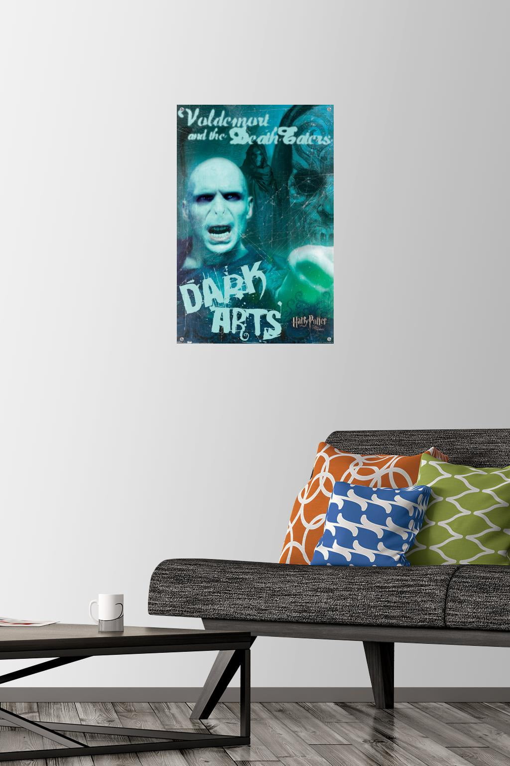 Harry Potter and the Order of the Phoenix - Dark Arts Wall Poster with Push Pins, 14.725" x 22.375"