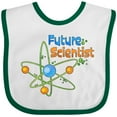 thumbnail image 3 of Inktastic Future Scientist with Atom Boys or Girls Baby Bib, 3 of 4