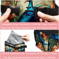 thumbnail image 4 of Peacock Foldable Car Trash Bin with Lid, Leak-Proof, Hanging Storage Bag - Trash Can for Car, Car Garbage Can, 4 of 6