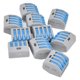 thumbnail image 1 of Conector 25PCS Palanca De 4 Conectores De Cable Compactos Empuje Hacia Adentro Bloque De Terminales De Conductor De Empalme Rápido, 1 of 7