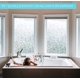 thumbnail image 4 of Película de ventana de privacidad Película de ventana opaca Película de ventana electrostática opaca para pantalla de privacidad Ventana Oficina Hogar Baño Dormitorio Cocina (60 * 100) JAMW Sencillez, 4 of 5
