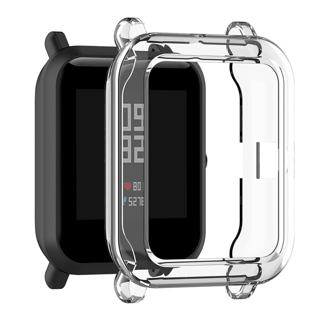 Funda Protectora TUP Transparente para Reloj Inteligente Compatible con AMAZFIT Bip para AMAZFIT Bip S Bip 1S para Amazfit Bip Lite bip Lite 1S para Amazfit A1608