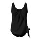 thumbnail image 5 of Blusas de Mujer Vestido Casual sin Mangas Monocolor Bikini Traje de Baño Empuje-Arriba Acolchado Traje de Baño Conjunto de Blusa con Estampado Floral para la Playa de Verano, 5 of 7