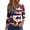 White@GC@, variant on CONZONE 4Th Of July Womens T-Shirts 3/4 Sleeve Independence Day T Shirts for Women Casual V Neck Patriotic Usa Star Striped Graphic Lightweight Tees Soft Cozy Tops
