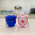 thumbnail image 5 of PVC Earphone Case for Xiaomi Redmi Buds 3 Pro and XiaoMi Redmi AirDots 3 Pro, 3D Cute Fun Silicone Design with Keychain Colleagues and Friends Gifts(Red Butterfly), 5 of 5