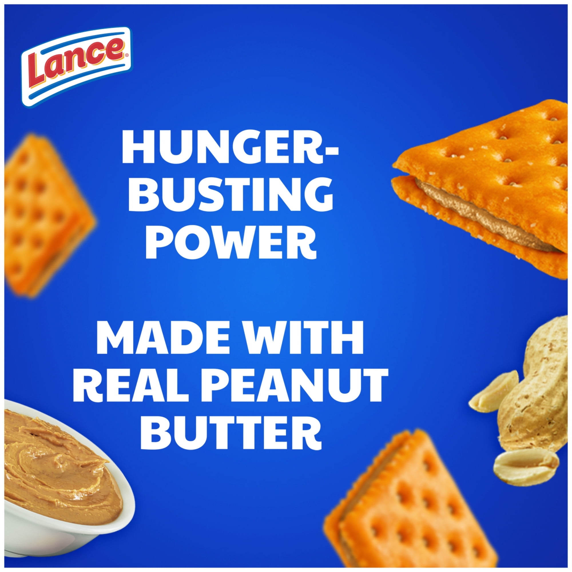 Product of Lance Toast Chee Peanut Butter and Cheese Crackers, 40 pk./1.5 oz.