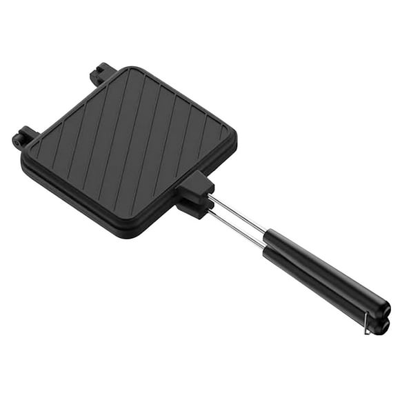 EGNMCR Breakfast Sandwich Maker Sandwich Maker Hot Dog Toaster Press Bakeware Nonstick Frying Pan Pancake Pan Cooker With Removable Handle For Breakfast Pancakes Omele a moulds
