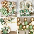 thumbnail image 4 of YANSION 50th Birthday Party Decorations for Women Men, Sage Green 50th Balloon Kit Include Happy Birthday Banner,Cake Topper and Beige Balloon Arch for Girl Lady 50 Birthday Party Supplies, 4 of 8