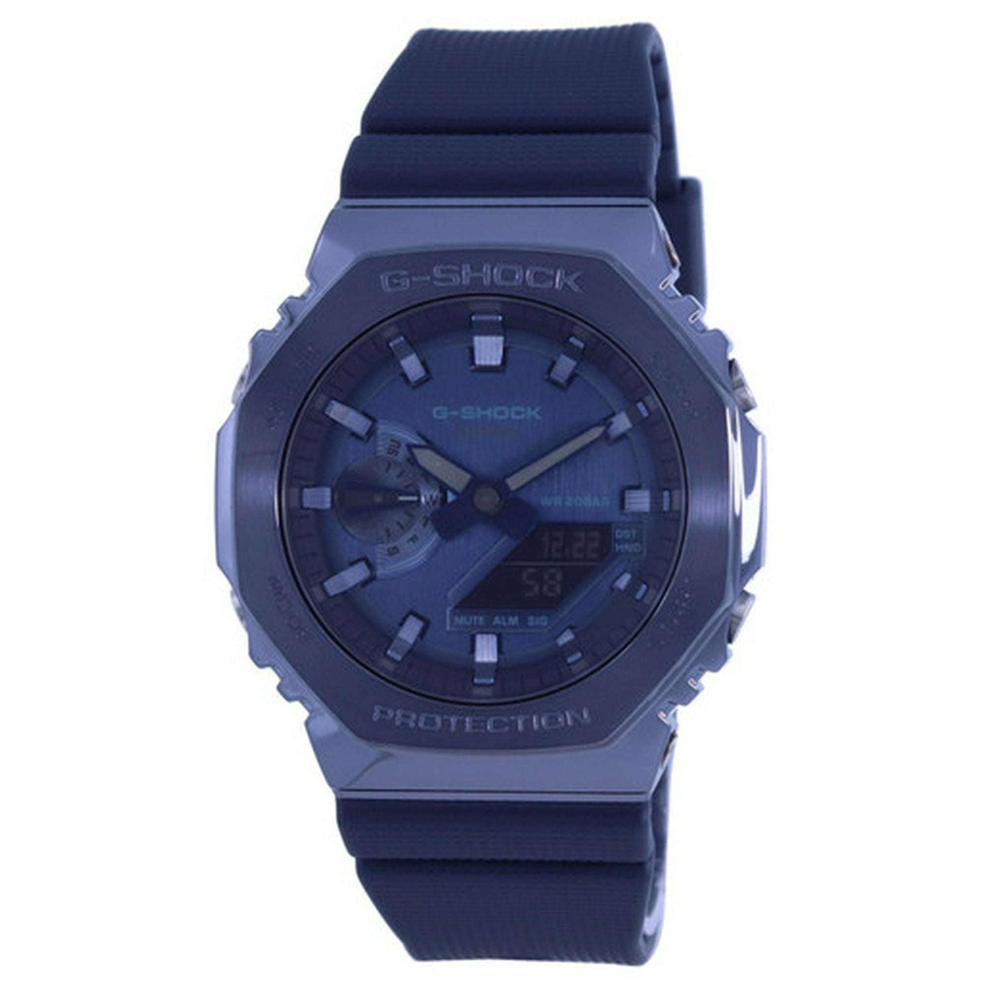 Casio G shock World Time Analog Digital Metal Covered Gm 2100n 2a Gm2100n 2 200m Men s Watch Walmart