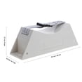 thumbnail image 4 of Shisuyan Gas Cylinder Rack Grey ABS Cylinder Mounting Bracket 1 Set 9.43X3.14X2.63In, 4 of 8